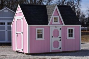 Painted Victorian style childrens playhouses for sale or rent to own in CITY STATE